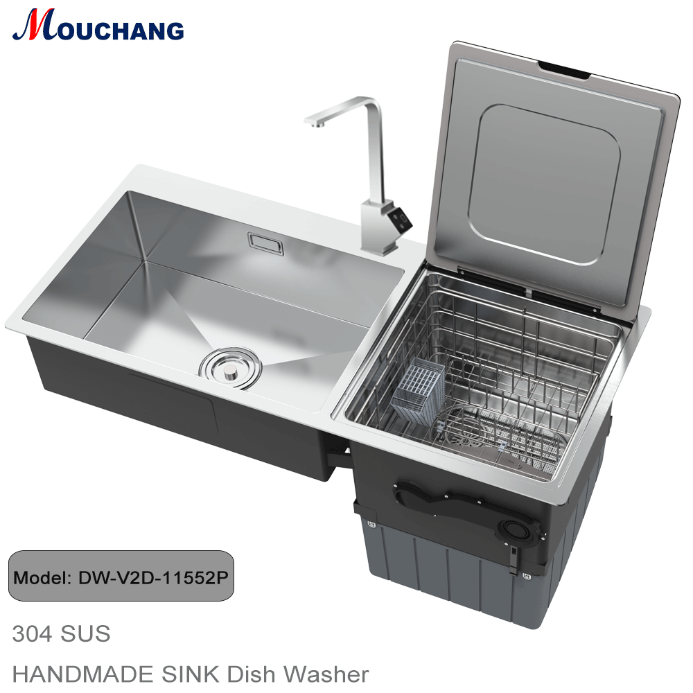 Commercial Automatic Wash Multifunction Wide Sink Dishwasher