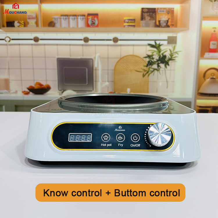 2500W Concave Single Burner Desktop Induction Cooker