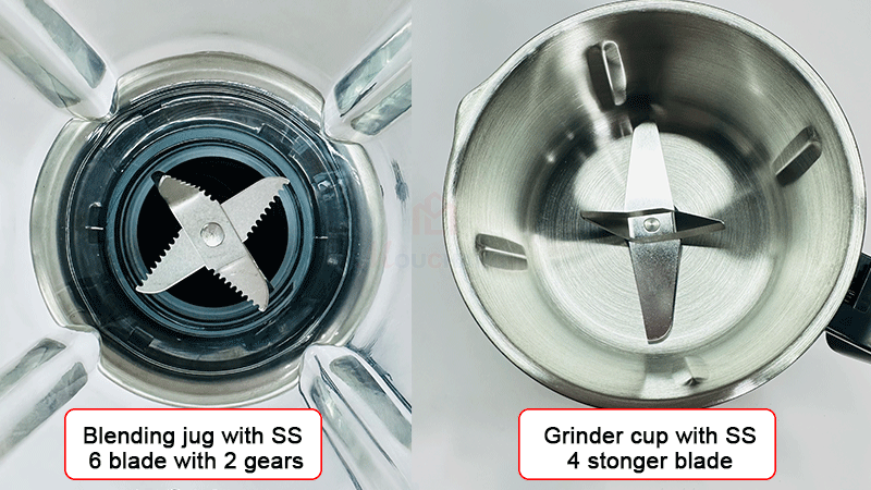 6 blades in juicer blender 