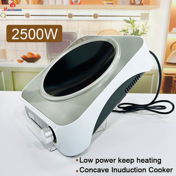 2500W Concave Single Burner Desktop Induction Cooker