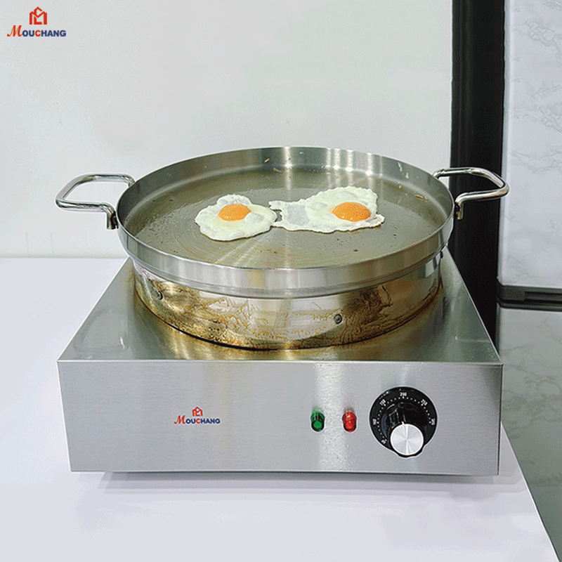 40cm/16inch Electric Crepe Maker, BBQ Meat Grill,Mogogo Injera Maker, Ethiopian Injera Maker