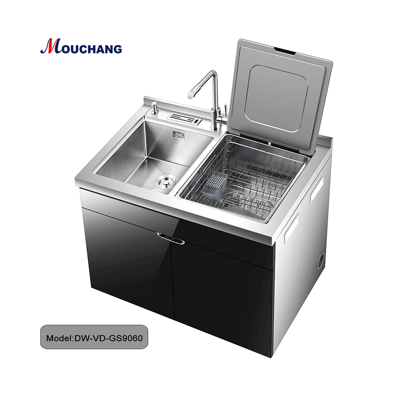 Mouchang Intelligent Luxury Freestanding Ultrasonic Washing High Temperature Washing Sink Dishwasher