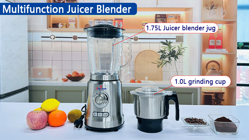 2-in-1 multi-functional juicer blender