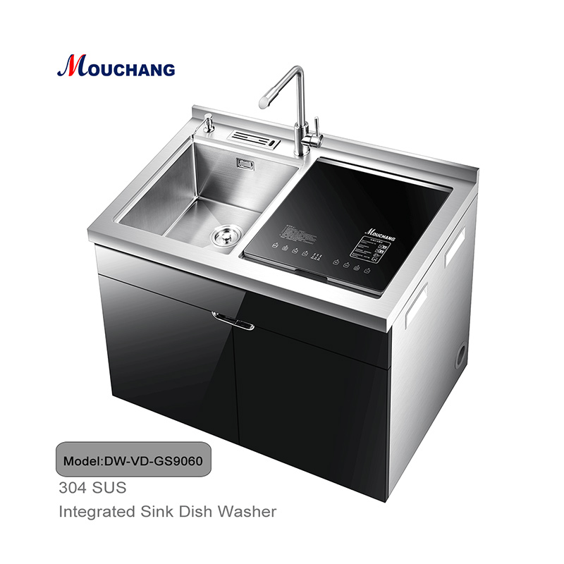 Mouchang Intelligent Luxury Freestanding Ultrasonic Washing High Temperature Washing Sink Dishwasher